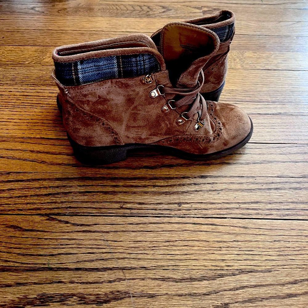 Brown booties